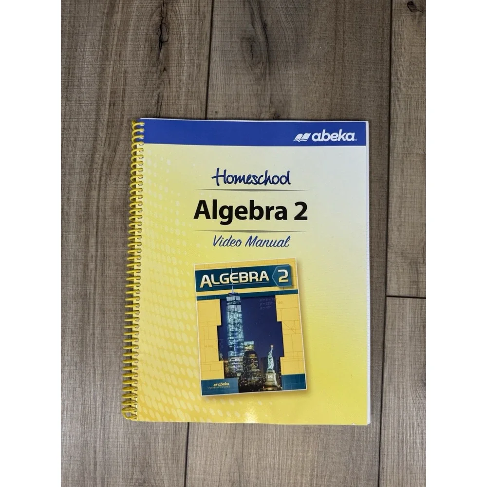 Abeka 10th Grade Algebra 2 Video Manual Brand New